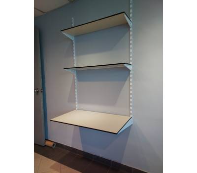 DULUXE WFH Work Station (900mm) Desk + Shelves