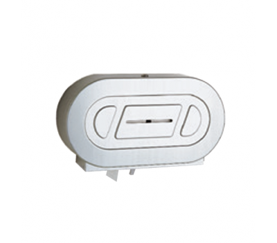 Bobrick Surface-Mounted Twin Jumbo Roll Toilet Tissue Dispenser
